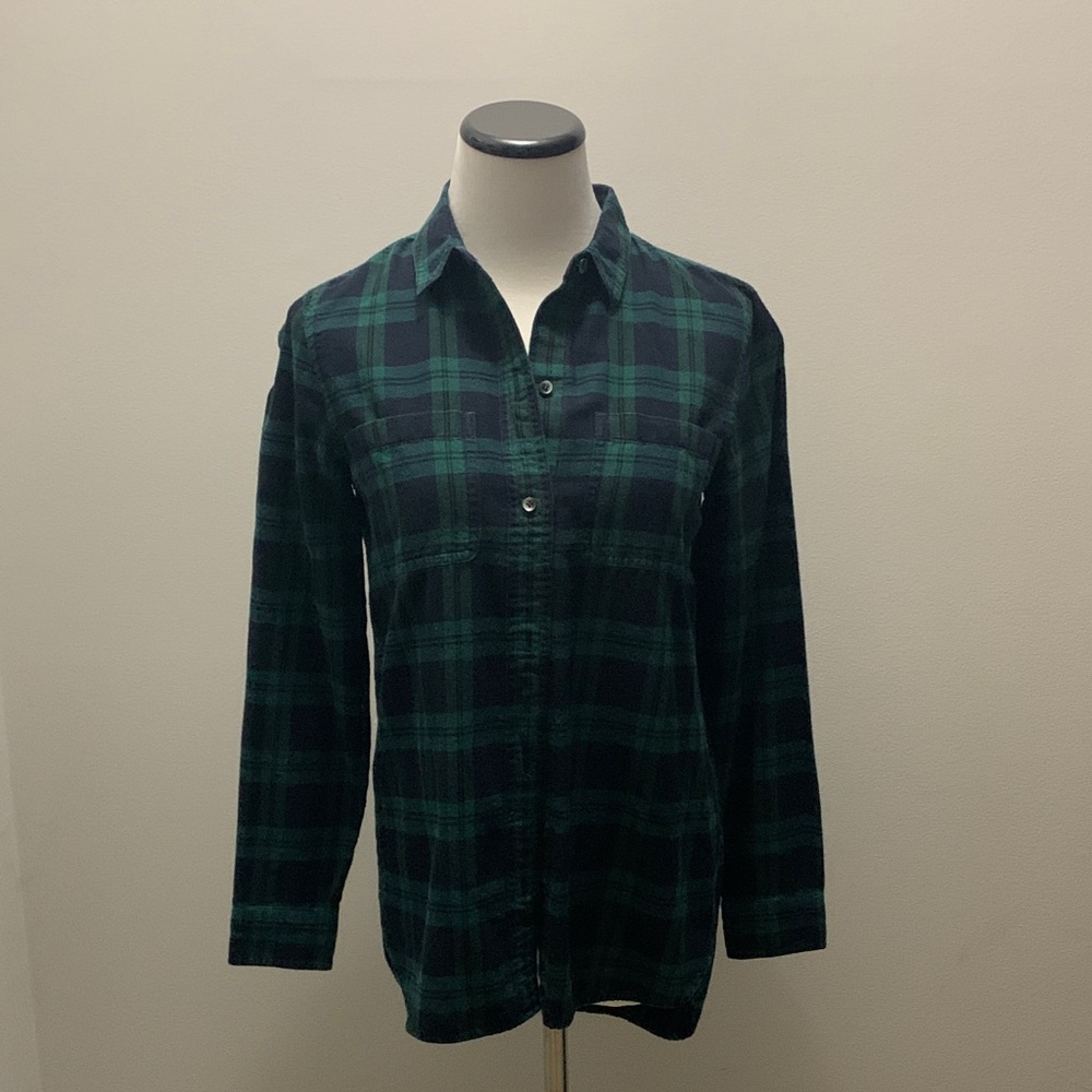 EUC Madewell relaxed fit flannel shirt